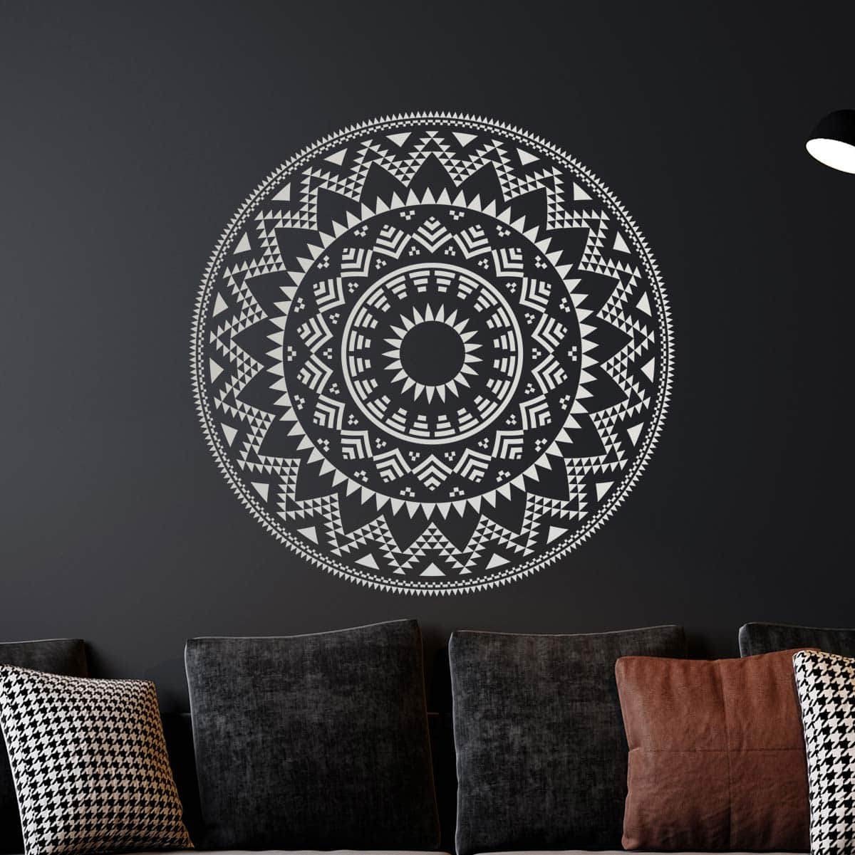 Vinilo Decorativo De Mandala Chennai Adazio