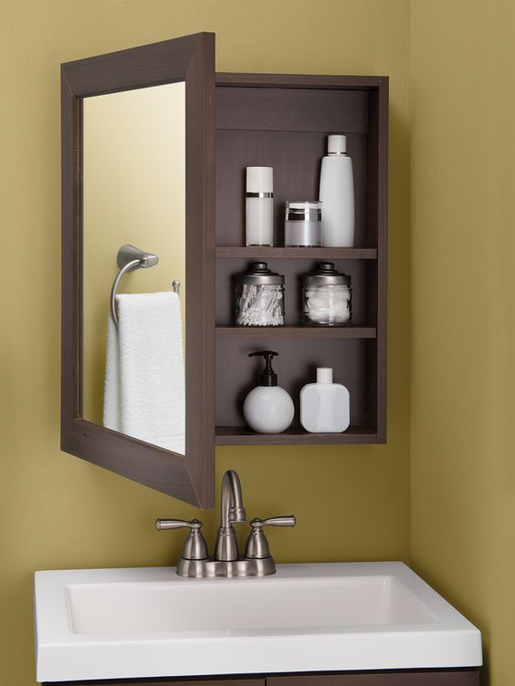 baños pequeños espejos funcionales