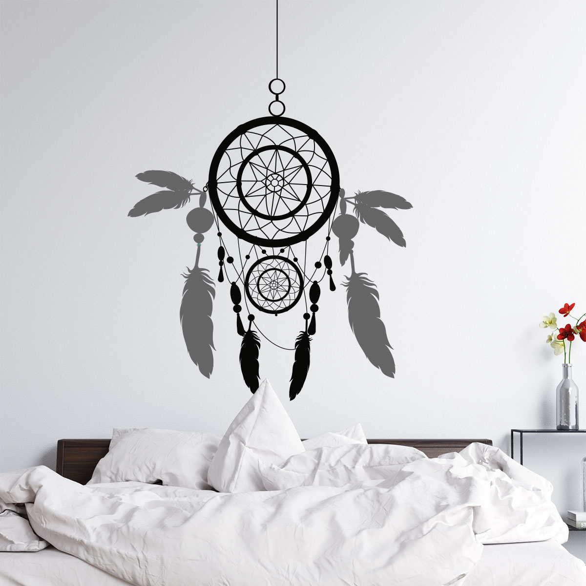 vinilo decorativo adhesivo de pared tipo atrapasueños cartagena