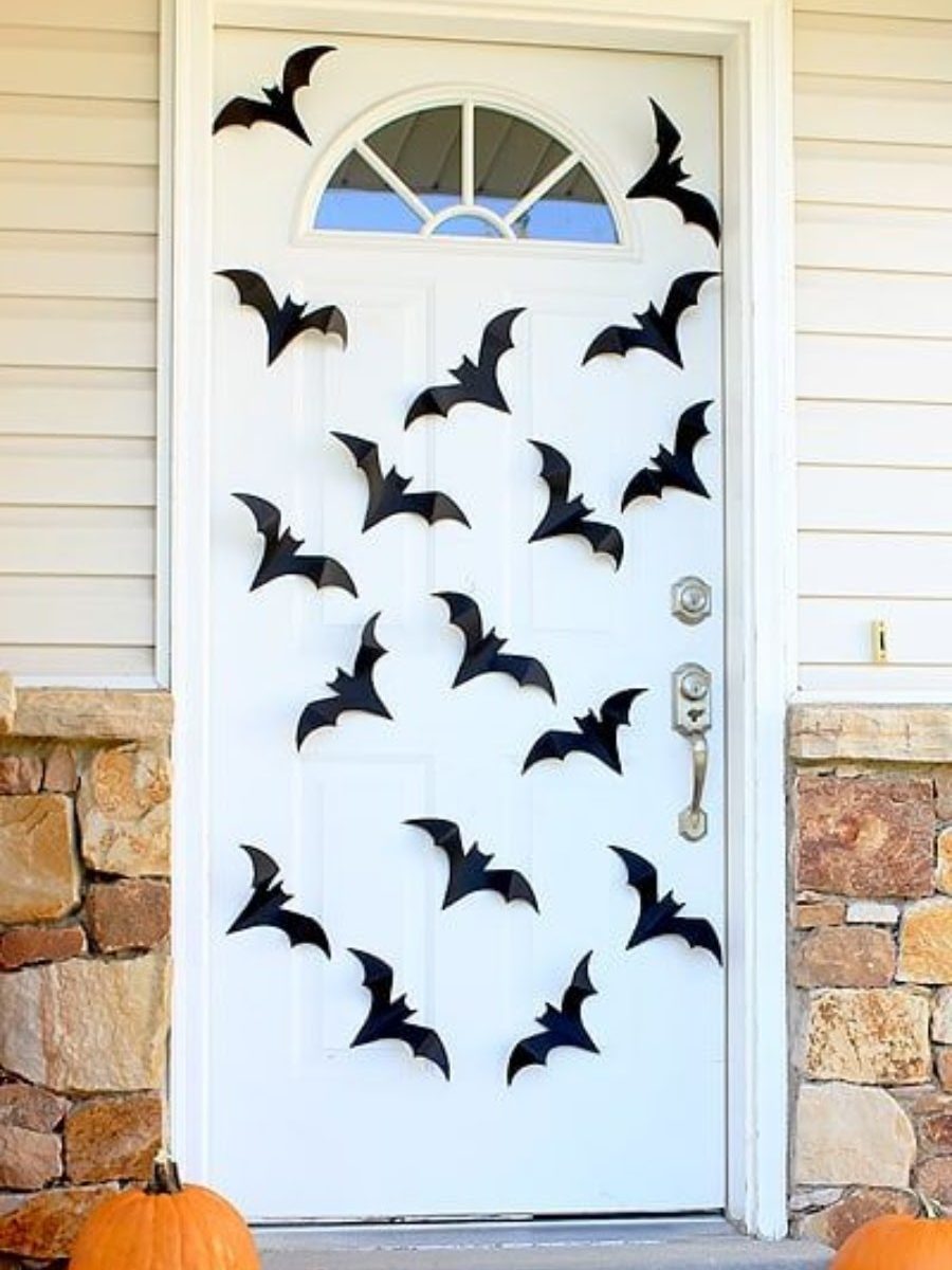 decoracion halloween puertas