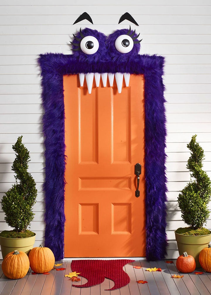 decoracion halloween puertas creativas