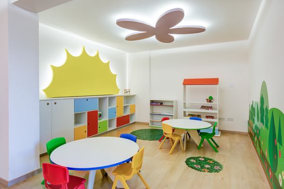 jardin infantil salones modernos preescolar