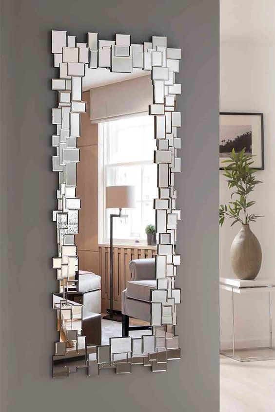 decoración de salas modernas con espejos