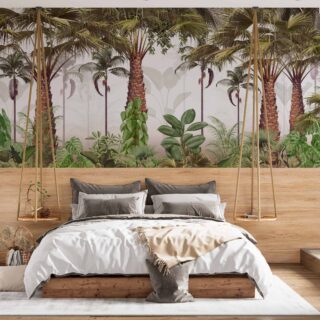Papel tapiz tropical Livistona ideal para la decoracion de pared con diseño tropical
